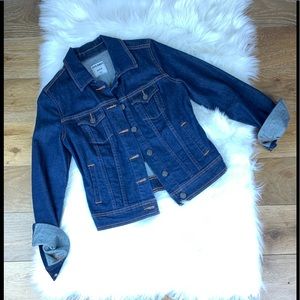 Old Navy Dark Rinse Jean Jacket XS/TP Pre-Owned
